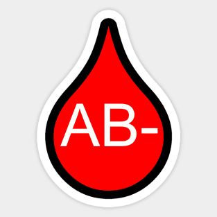 blood type Sticker